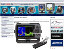 Tablet Screenshot of fishfinder.dk